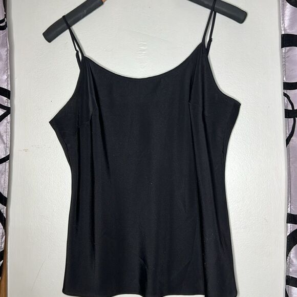 Talbots two piece set semi sheer animal print blouse and cami set - Picture 3 of 9